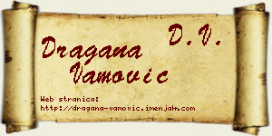 Dragana Vamović vizit kartica